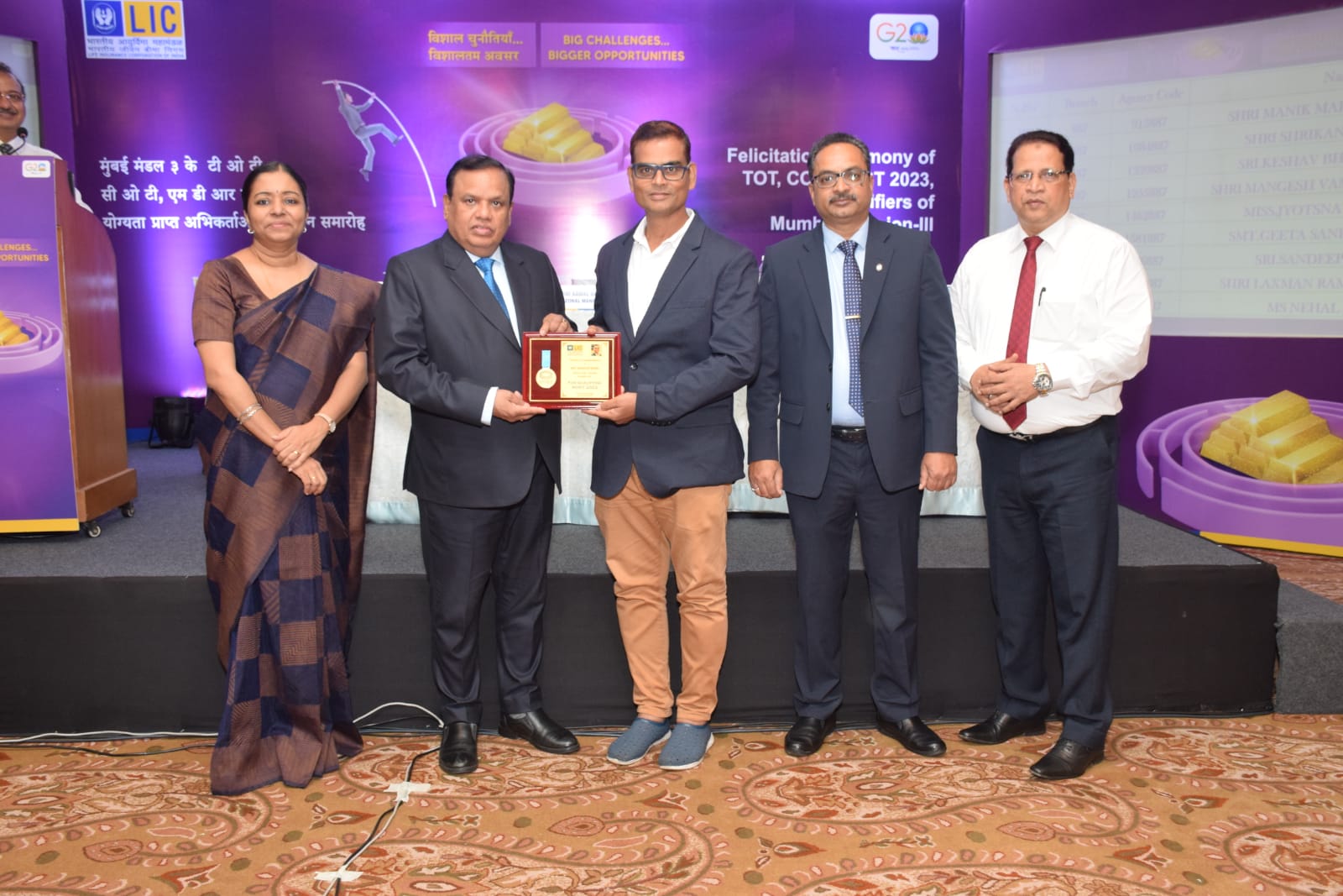 MDRT 2023 FELICTATION AT MUMBAI GRANT MARATHA HOTEL